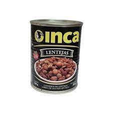 LENTEJAS  INCA EN  LATA  202 GRS